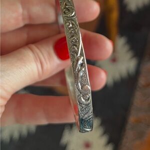 Sterling Silver Taxco Bangle (name: 2. Scroll)